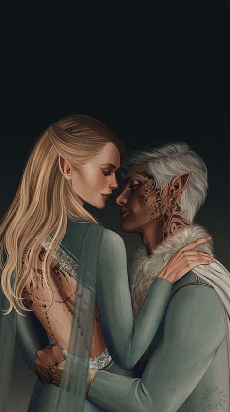 aelin and rowan fan art - fireworks-aroundtheyear