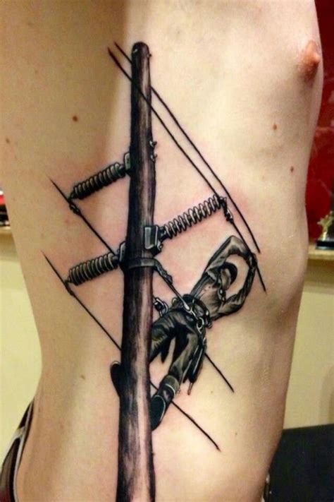 Brave Lineman Tattoo~ :) (My son is in this line of work) | Lineman ...