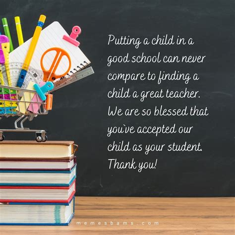 Thank You Note to Teacher from Parent & Thank you Letter to Teacher