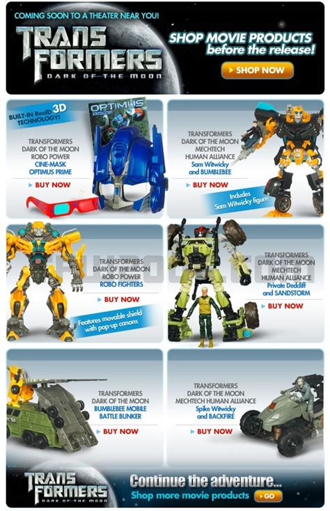 Transformers: Dark Of The Moon Toys Up For Preorder At Hasbro Toy Shop ...