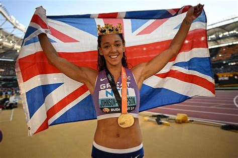 Britain's Katarina Johnson-Thompson claims second world heptathlon title