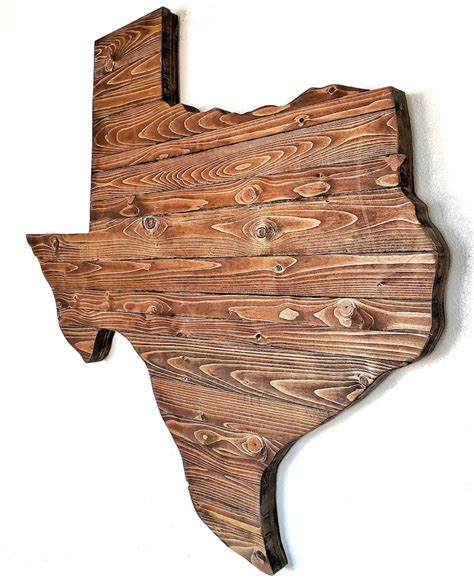 Large Texas Wood Wall Art Texas Art Rustic Texas Decor Gift Idea Texas Christmas Gift - Etsy