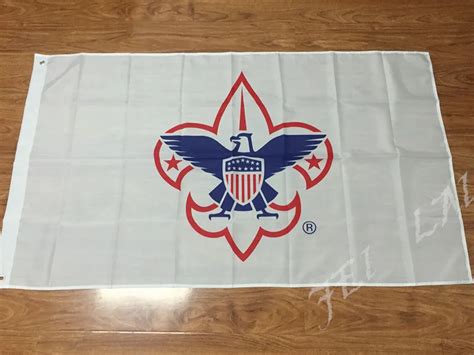 3x5ft High quality BSA The Boy Scouts of America flag Camp decorative banner custom flag Digital ...