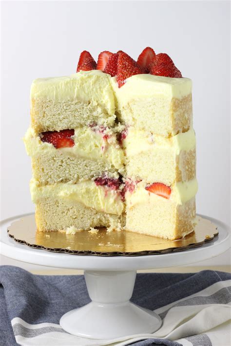 Berries and Cream Layer Cake | Dough-Eyed