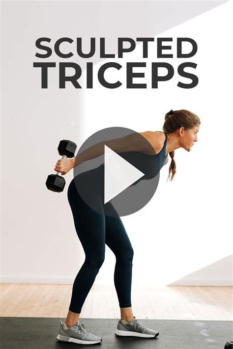 8 Best Tricep Exercises for Women (Video) | Nourish Move Love | Tricep workout with dumbbells ...