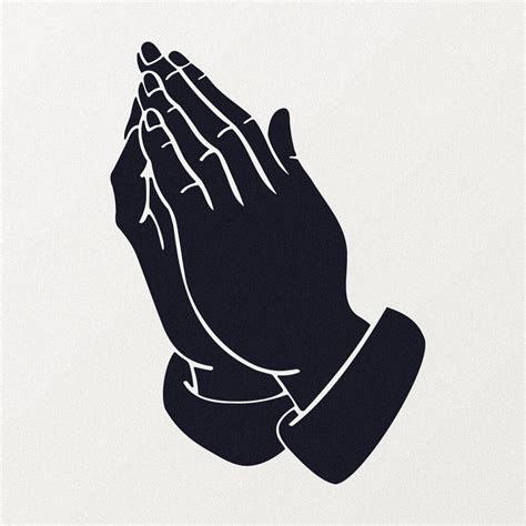 Praying Hands SVG | Digital Freebie | Made by Edgar