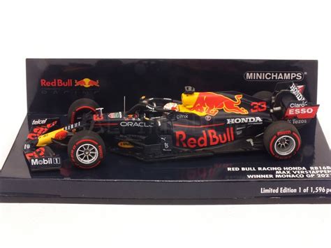 MINICHAMPS 410210633 Red Bull RB16B #33 Winner GP Monaco 2021 Max ...