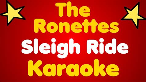 The Ronettes • Sleigh Ride • Karaoke - YouTube