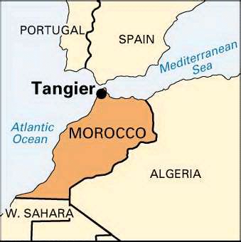 Tangier: location - Students | Britannica Kids | Homework Help