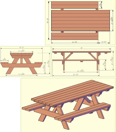 What Is The Standard Height Of A Picnic Table