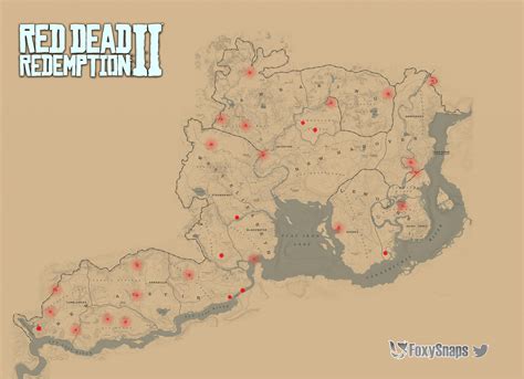 Red Dead Redemption 2 Trapper Map - Maping Resources