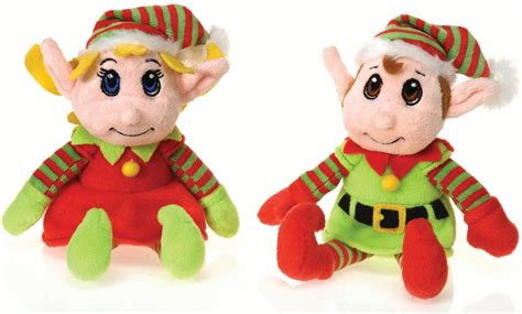 Santa's Secret Christmas Elf Stocking Stuffer 2pc 6" Plush Doll - Walmart.com