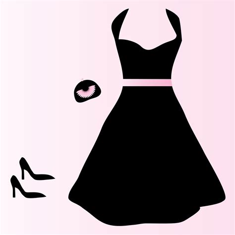 Black Dress Clip-art Free Stock Photo - Public Domain Pictures