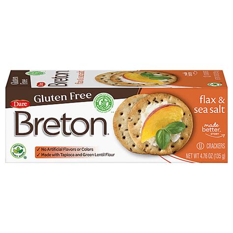 BRETON BRETON CRACKERS, ORIGINAL WITH FLAX | Crackers | Super Food Plaza