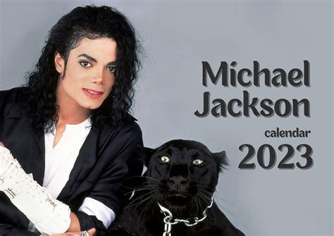 Michael Jackson 2023 Calendar Printable - Etsy