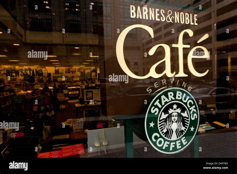 Barnes & Noble cafe sign Stock Photo - Alamy