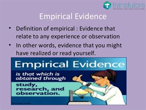 Empirical Evidence | Eonomics