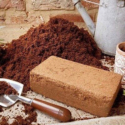 3 6 9 12 Litre COCO BRICKS COIR BRICK COCONUT FIBRE FOR PEAT FREE COMPOST PLANTS | eBay