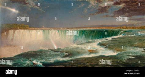 Niagara Falls by Frederick Edwin Church 1857 Stock Photo - Alamy