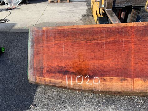 Bubinga Slab #11020 Natural Edge | Tropical Exotic Hardwoods