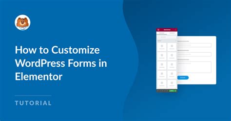 How to Customize WordPress Forms in Elementor