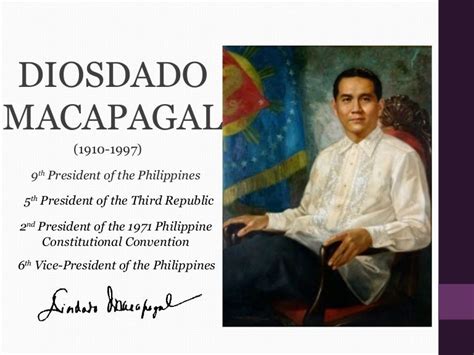 Diosdado Macapagal's Biography - PPT