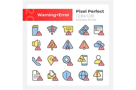 Warning Signals Svg Color Icons Graphic by bsd studio · Creative Fabrica