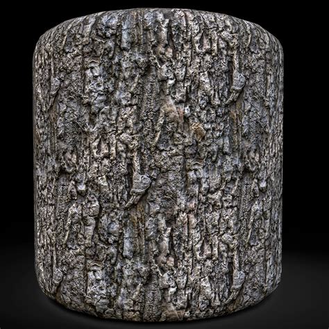 Wood Bark Texture 4K - FlippedNormals