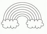 Rainbow Coloring Pages Free Printable sketch template