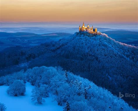 Germany Hohenzollern Castle near Stuttgart-2017 Bing Desktop Wallpaper Preview | 10wallpaper.com