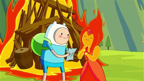 Adventure Time Finn And Flame Princess Baby