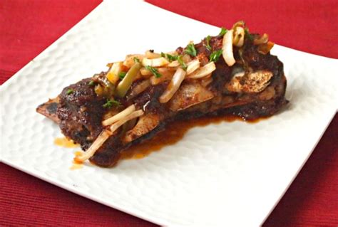 Beef Back Ribs with Vinegar Based BBQ Sauce (indoors) - Jamie Geller