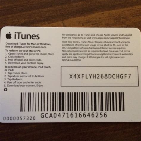 Itunes Gift Card Codes