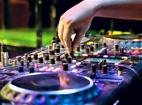 Dj Mixes the Track in the Nightclub Stock Image - Image of dancer, mixer: 23276935