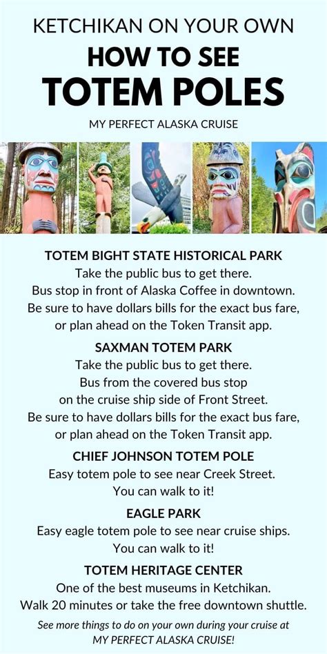 Totem poles in Ketchikan! 10 best ways to see Alaska totem poles from ...