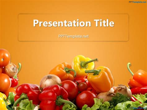 Free Food Powerpoint Template