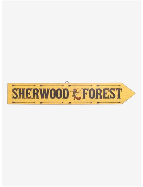 Disney Robin Hood Sherwood Forest Arrow Sign | BoxLunch