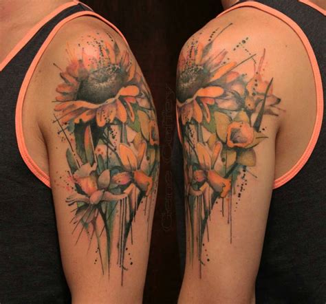 Pin by Blythe on Ink | Tattoos, Sunflower tattoo design, Tattoo artists