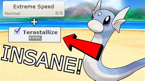 TERA NORMAL EXTREME SPEED DRATINI IS INSANE! Pokemon generation 9 ...