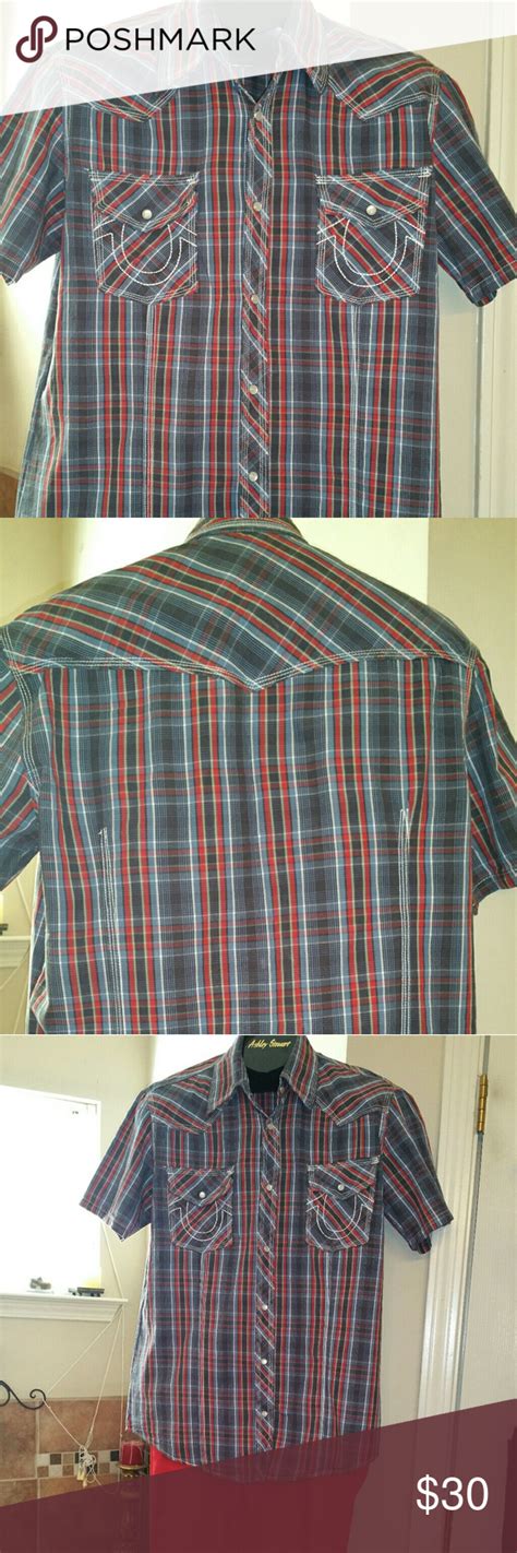 Men True Religion button down shirt