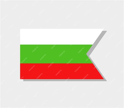 Premium Vector | Bulgarian flag