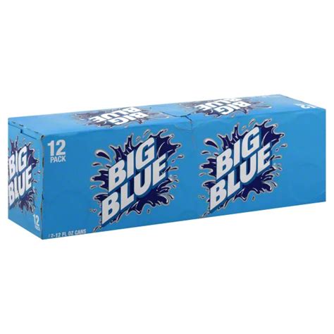 Big Blue Soda 12 oz Cans - Shop Soda at H-E-B