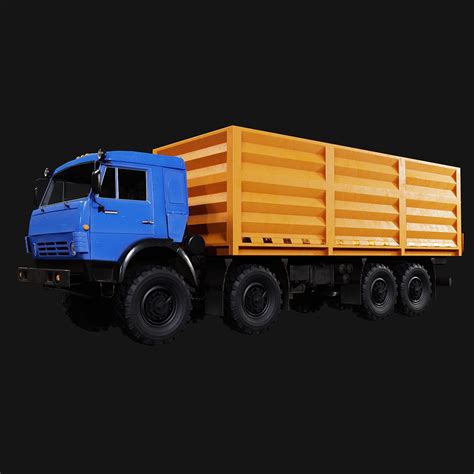 Kamaz Truck Model - TurboSquid 1819473