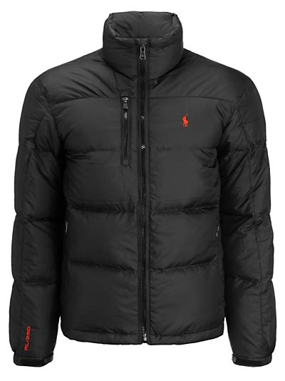 Polo Ralph Lauren Snow Puffer Jacket Black in Black for Men | Lyst