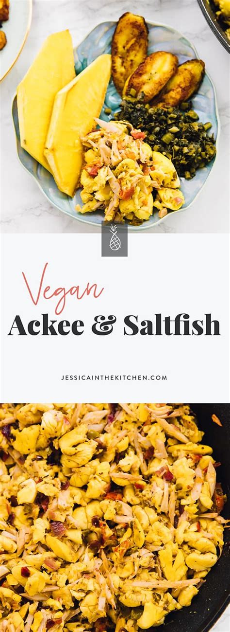 Vegan Ackee and Saltfish (Jamaican Breakfast Feast) - Jessica in the Kitchen