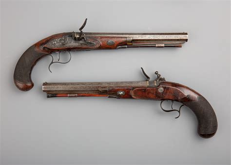 Simeon North | Pair of Flintlock Duelling Pistols | American ...