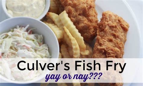 Culver's Fish Fry - Yay or Nay? | Wisconsin Mommy