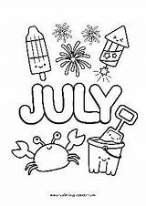 August Coloring Page Printable sketch template