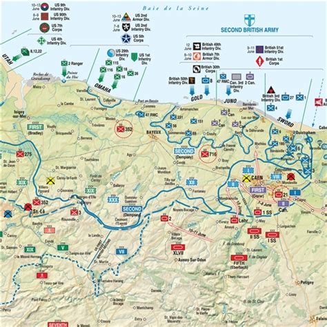 Normandy Campaign Map (folded)