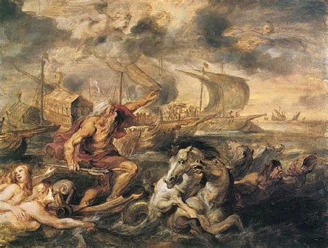 El arte de Poseidón - Taringa! | God of the sea, Poseidon painting ...